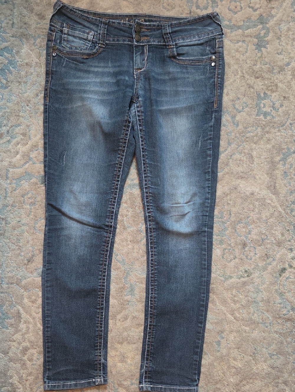 Wallflower Dark Blue Skinny Jeans